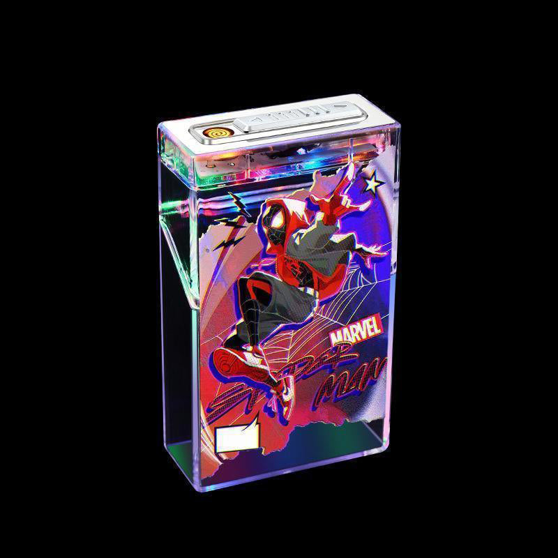 Cute cartoon lighter case with igniter device 20Pcs Ordinary Lighter Case with flashing