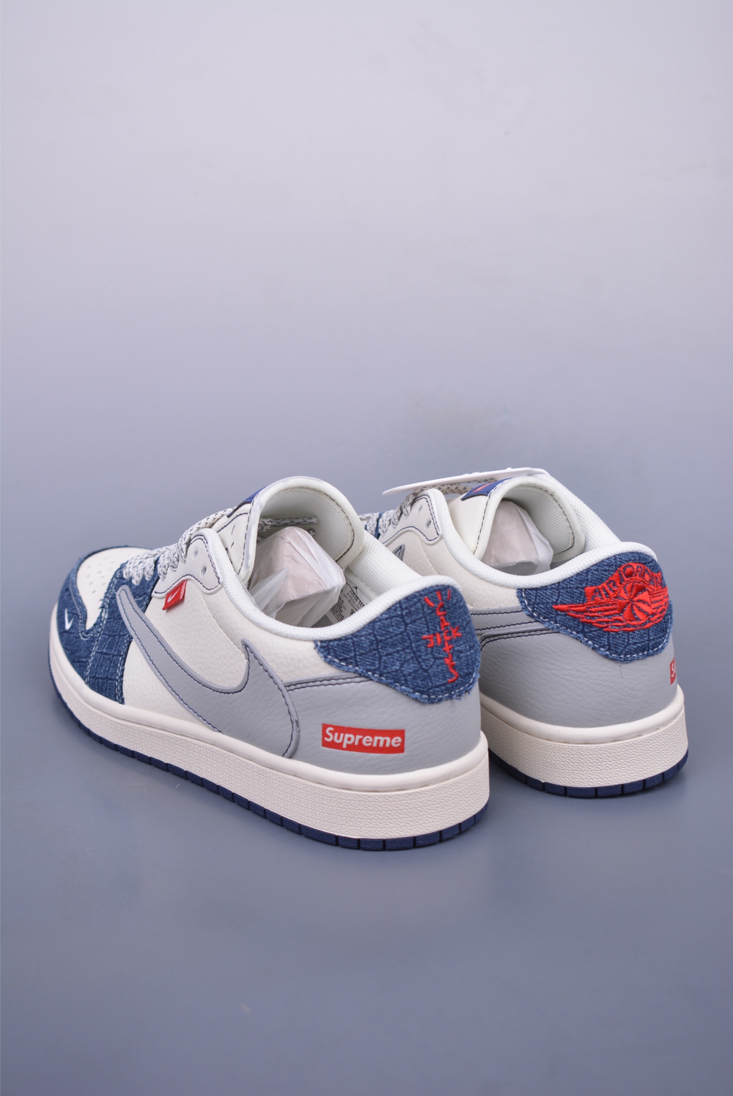 Supreme x Travis Scott x Nike Air Jordan 1 Low OG AJ1 Basketball Shoes JJ2508-565