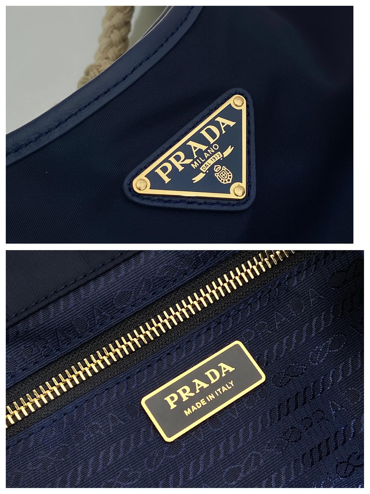 Prada Nylon Tote Bag 1BC244