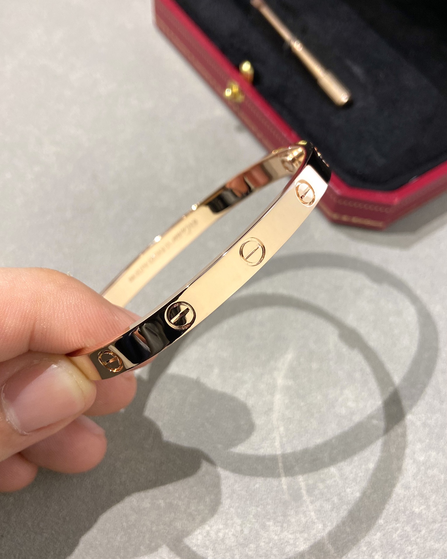 Cartier wide diamond-free bracelet