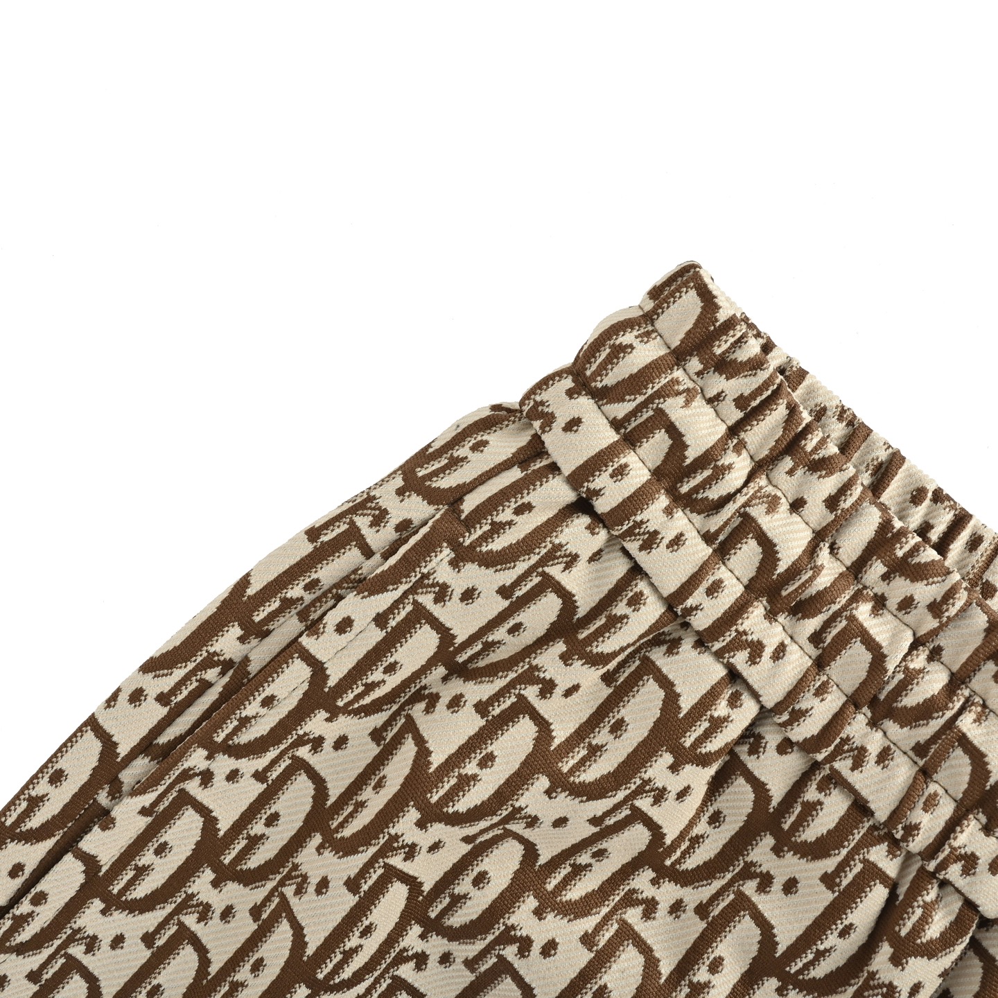 Dior 25ss all over print monogram jacquard patchwork shorts