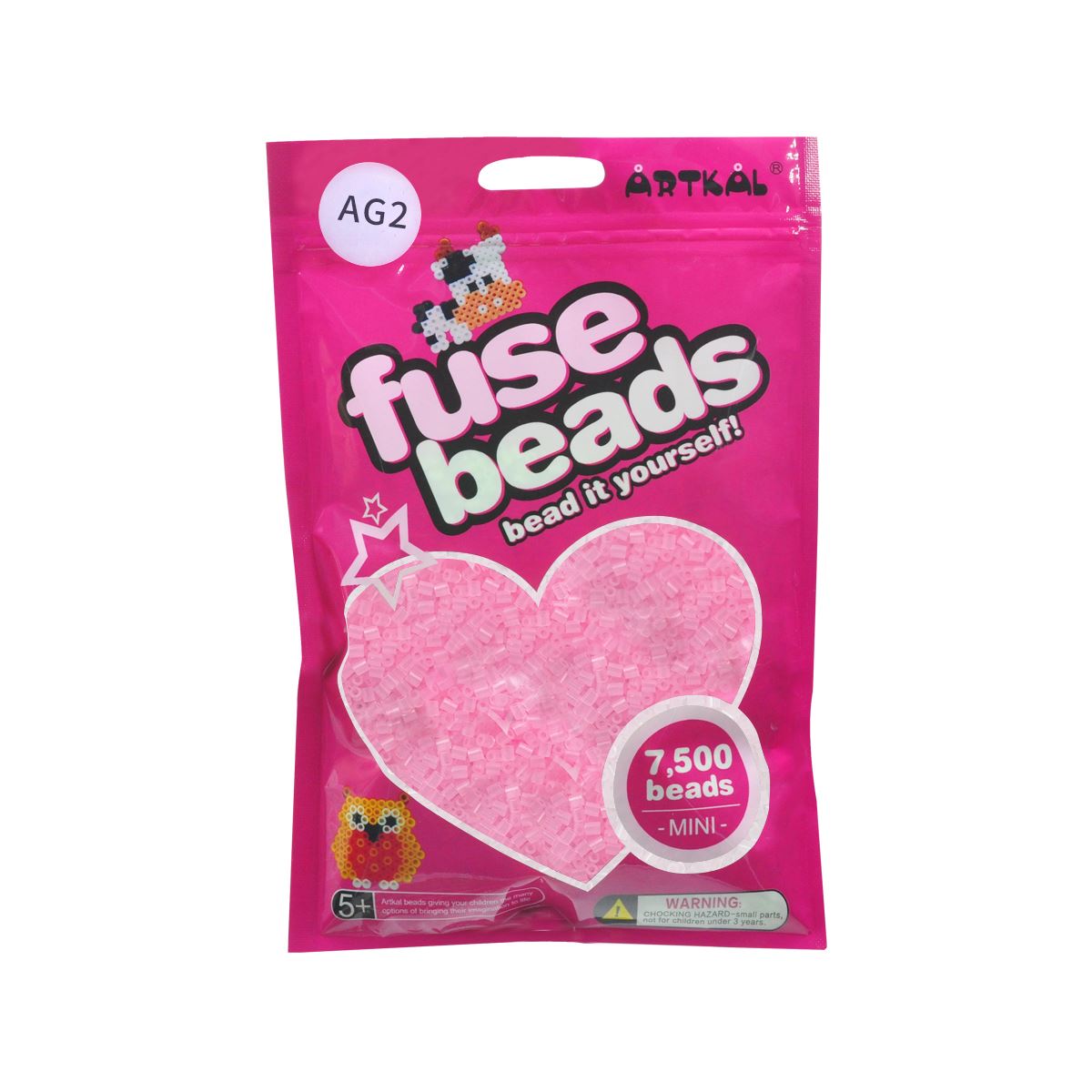 (AG1-AG7) A-2.6mm 7500P single pack mini artkal beads