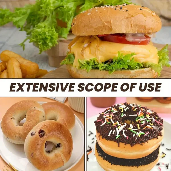 🍩🎃Early Halloween Sale👻- Lekue Bagel Maker with 6 Individual Bagel Molds (6PCS/SET)-BUY 2 SETS GET 10% OFF & FREE SHIIPPING