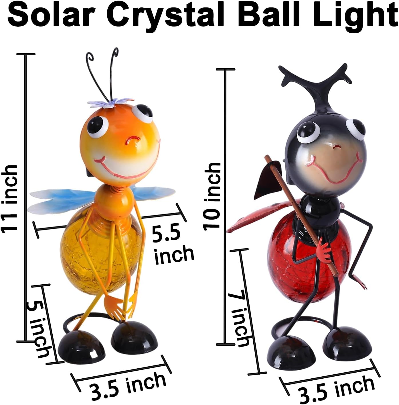 ⚡ON FLASH SALE⚡Solar Waterproof LED Bee Ladybug Solar Lights