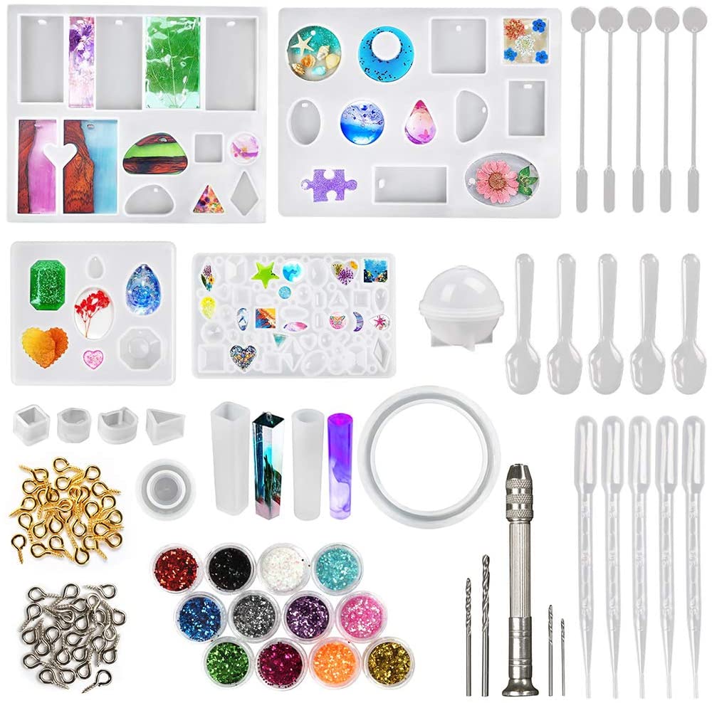 DIY Crystal Glue Jewelry -- One Suit Can Make All Products!