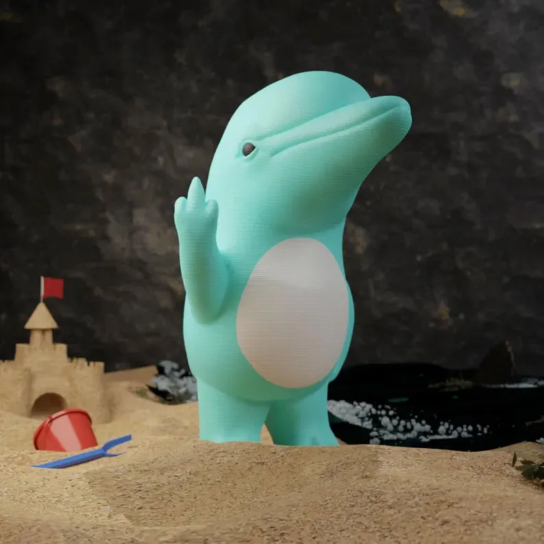 Funny Animal Desktop Statue
