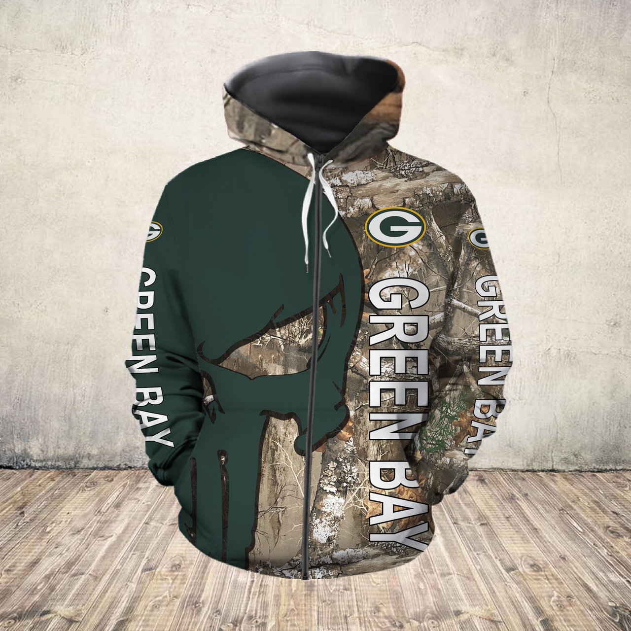 GREEN BAY PACKERS 3D HOODIE GGBBPP016