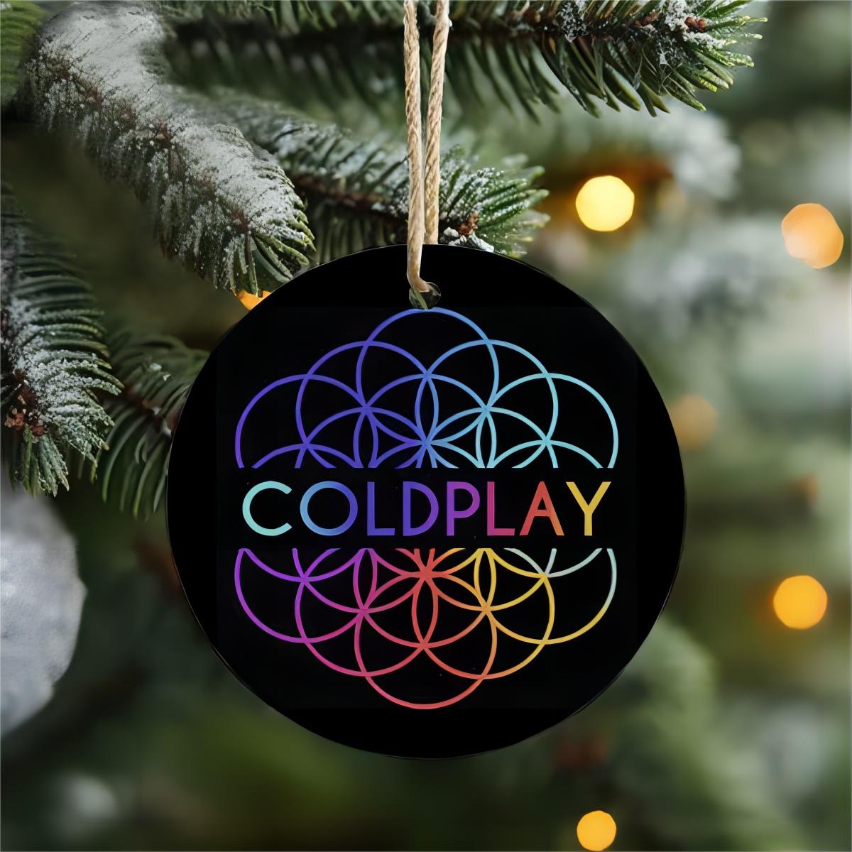 Coldplay Christmas Tree Ornament