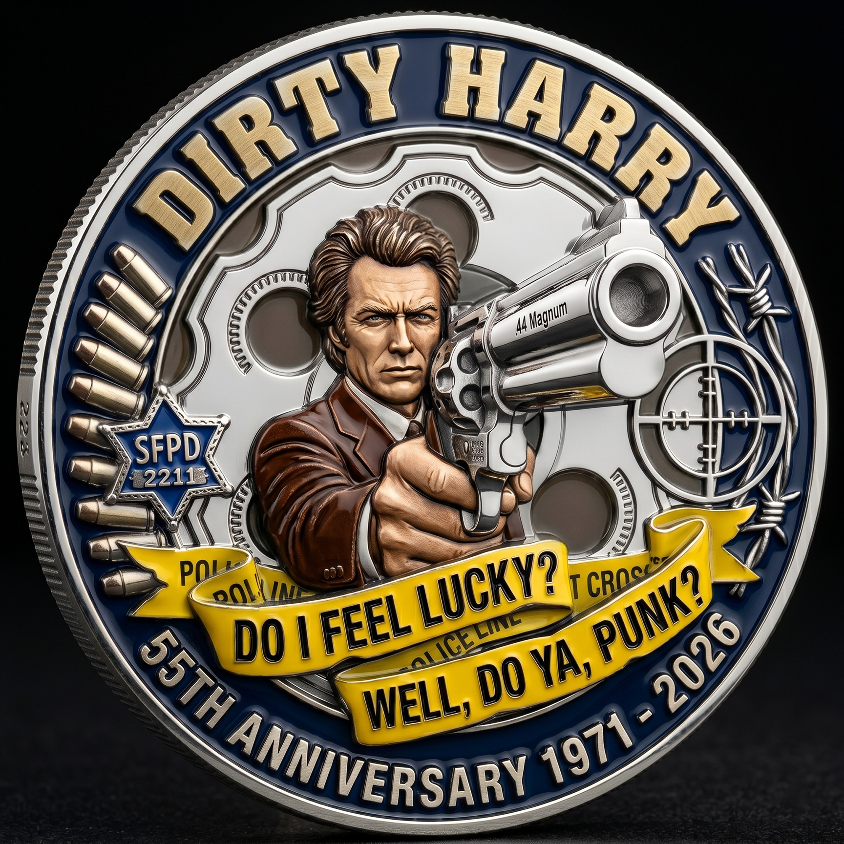 💥 Dirty Harry 55th Anniversary Collector Coin