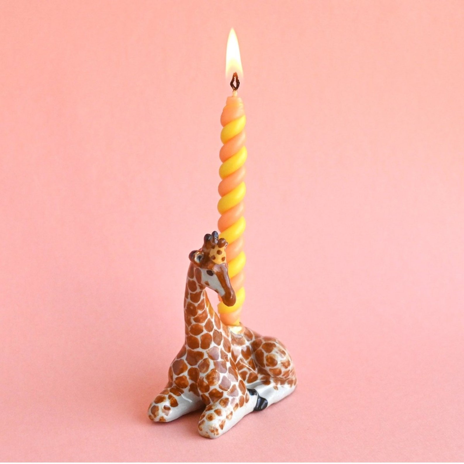 🎄CHRISTMAS ON SALE🔥Cake Topper | Handcrafted Porcelain Figurine | Birthday Candle Holder