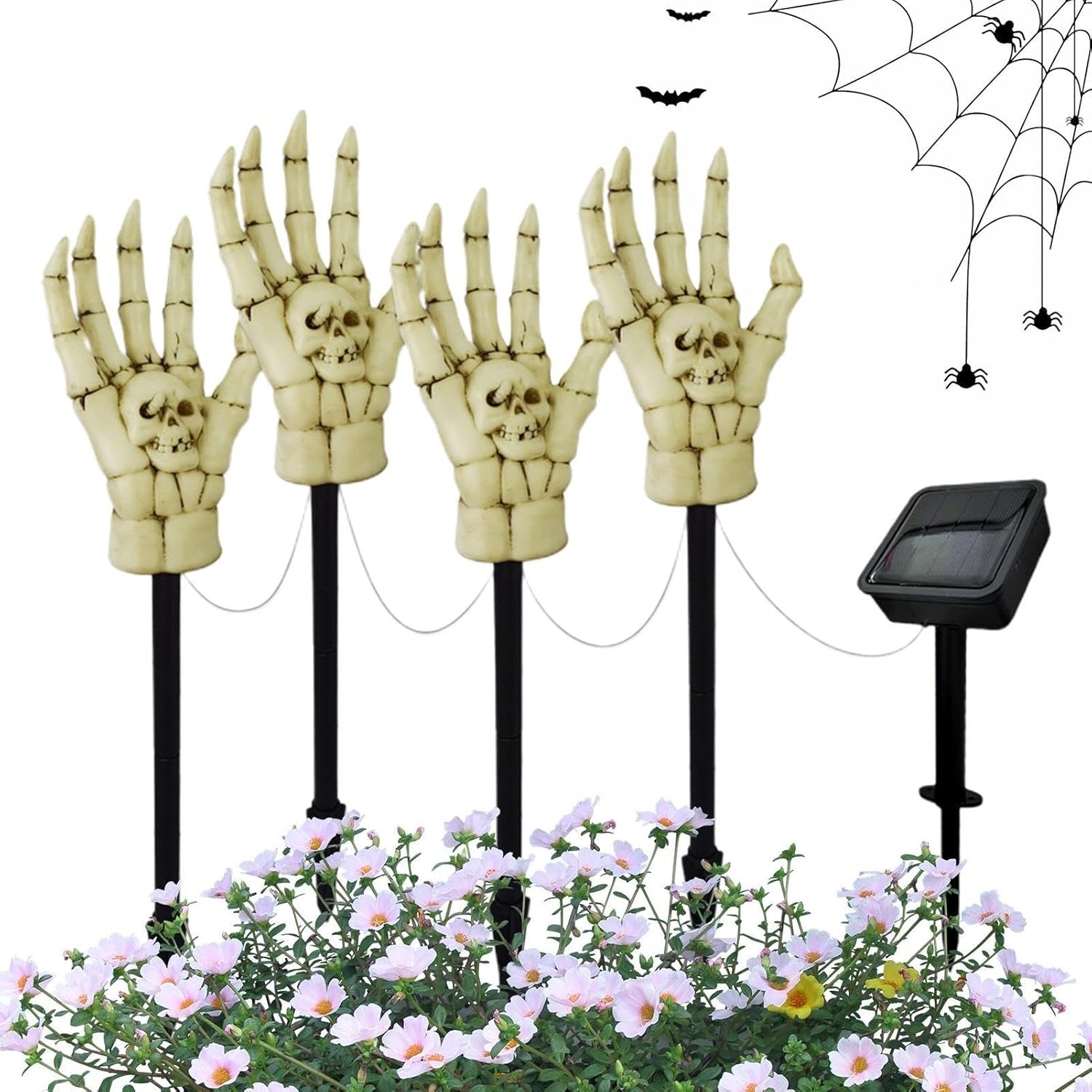 ✨Flash Sale✨Halloween Skeleton Hands Solar Lights
