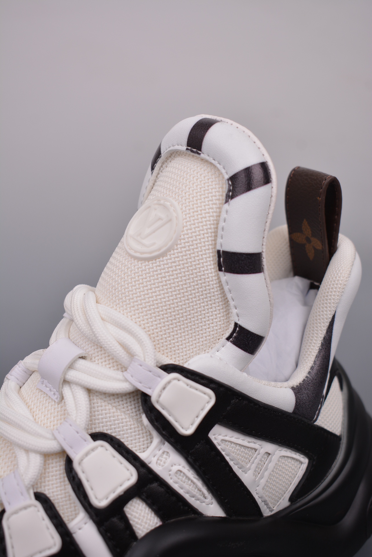 Louis Vuitton Archlight Sneakers Black and White Plaid