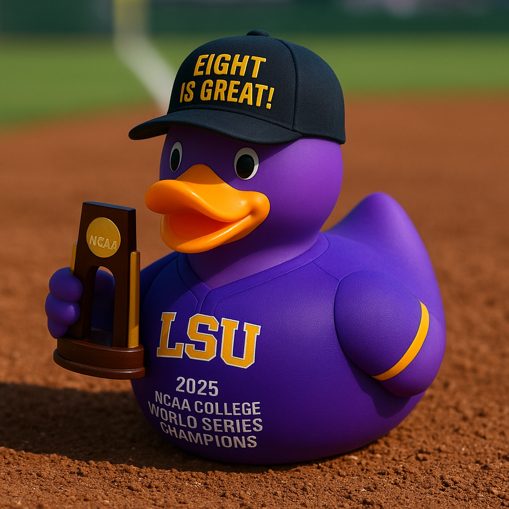 LSU’s 2025 Champion Duck