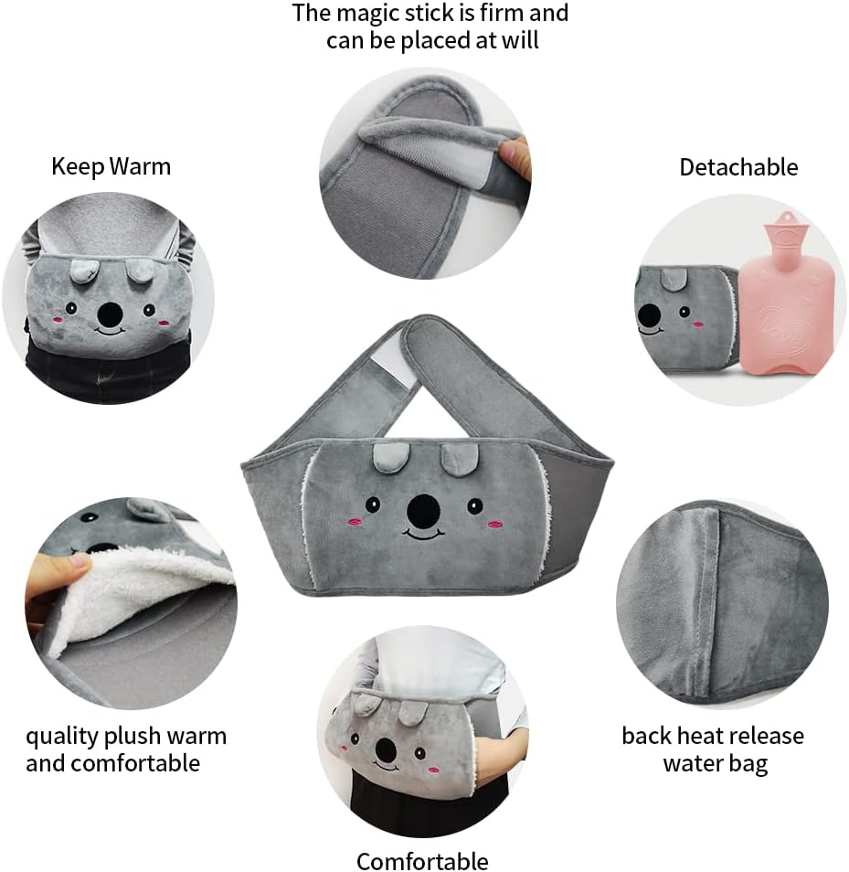 (❤️Early Winter Hot Sale-50% OFF-SAVE 50% OFF) Plush Refillable Hot Water Bottle Belt-BUY 2  FREE SHIPPING