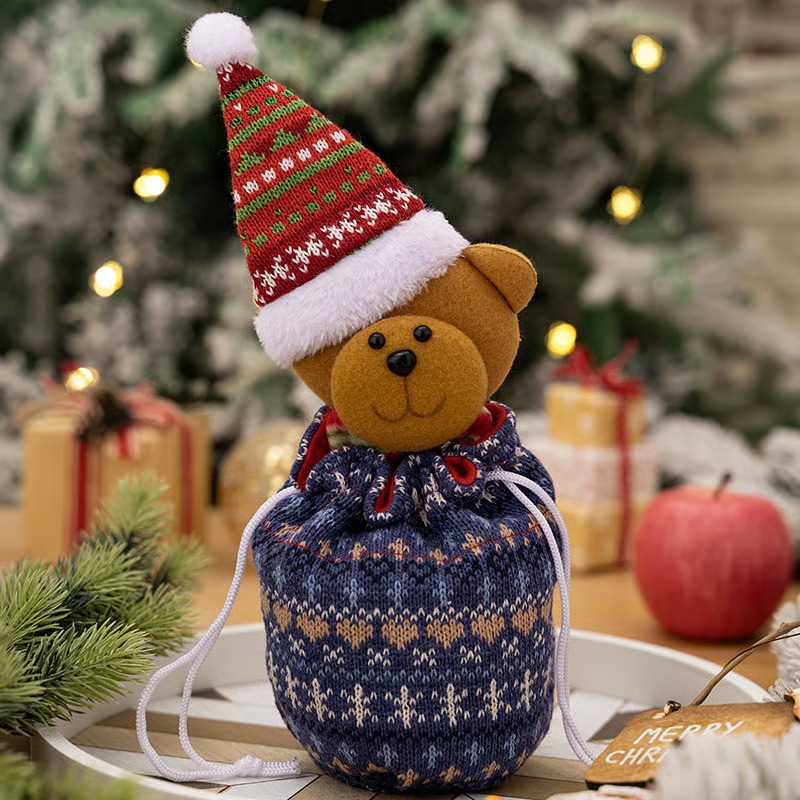 🎄Early Christmas Sale - 50% OFF🔥Christmas Knitted Doll Gift Bags