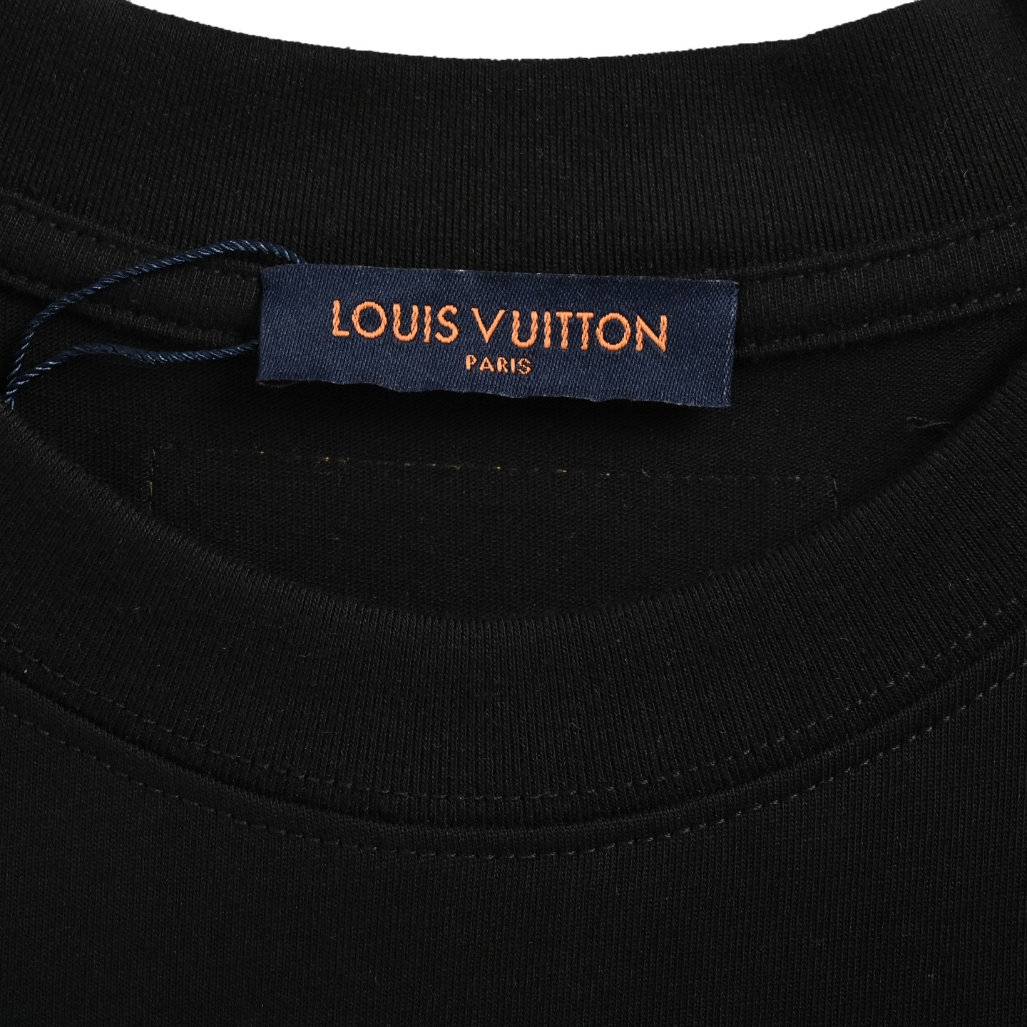 Louis Vuitton 25ss back lettering foam print short sleeves