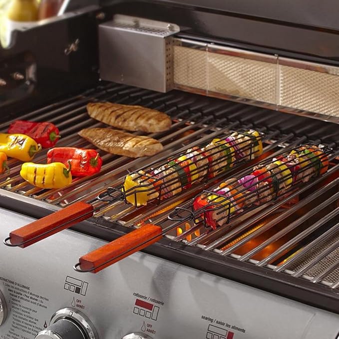 🔥Stainless steel grill (a must-have for parties)