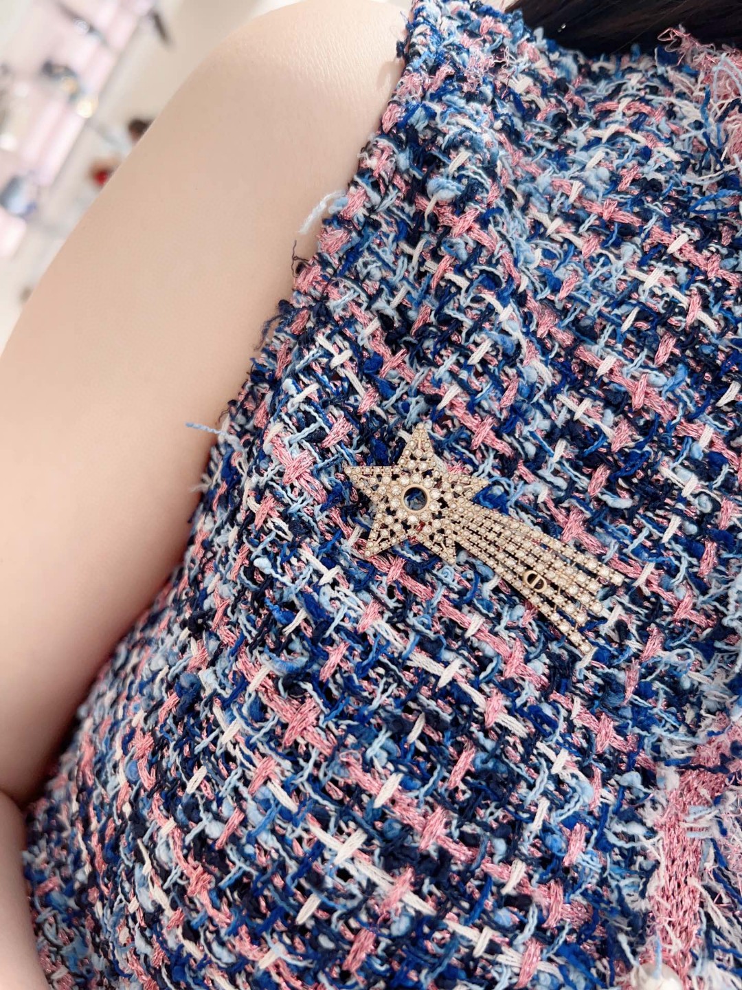 Dior Pentagram Brooch