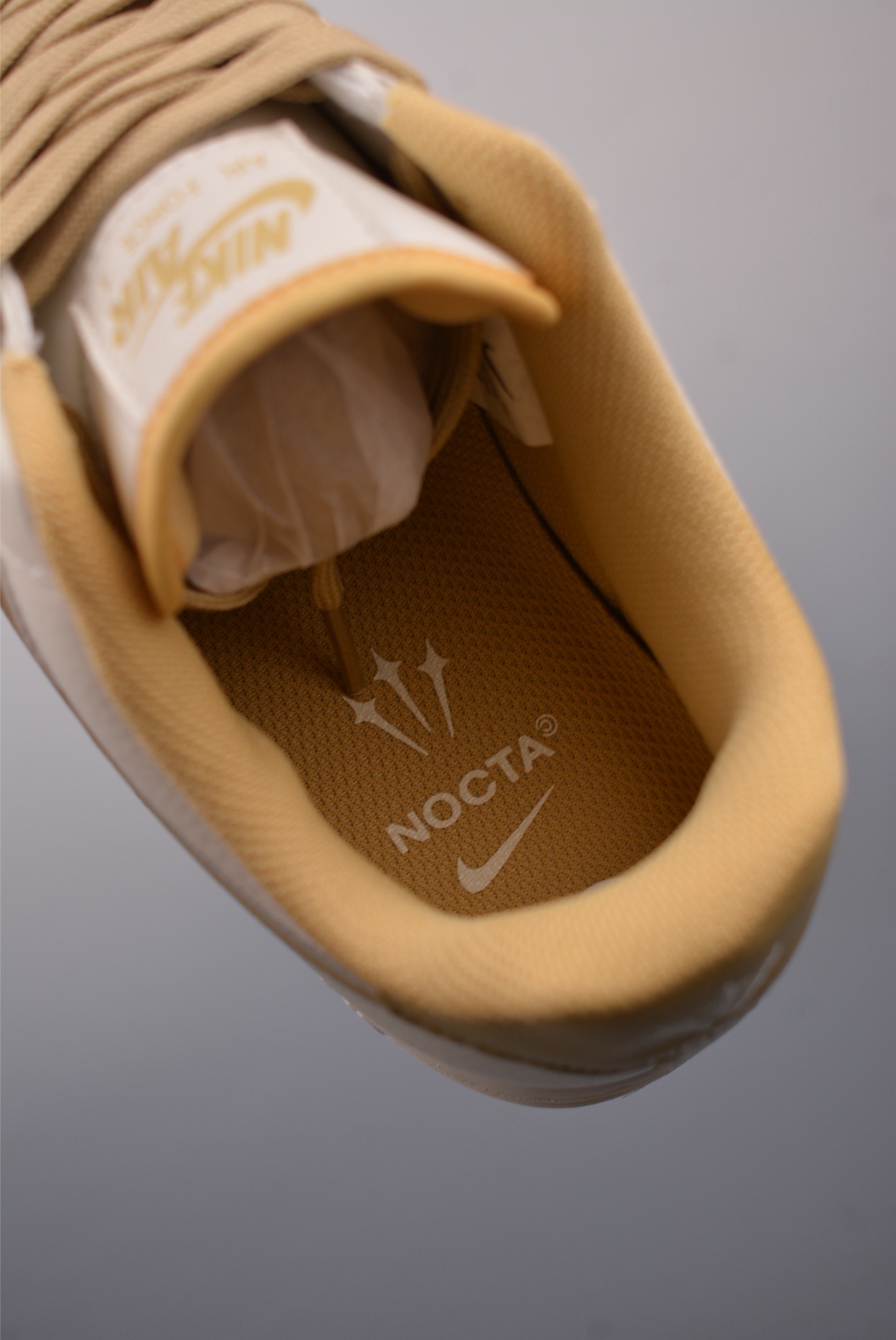 NOCTA x Nike Air Force 1 SP Citron TintLove You Forever Beige Yellow N00224 028