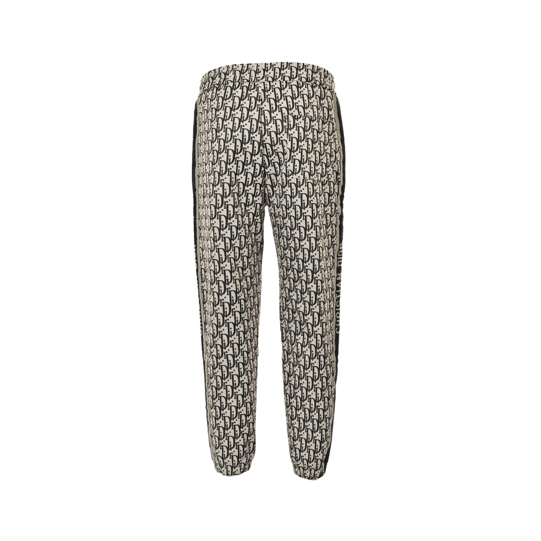 Dior all over print jacquard side webbing trousers set
