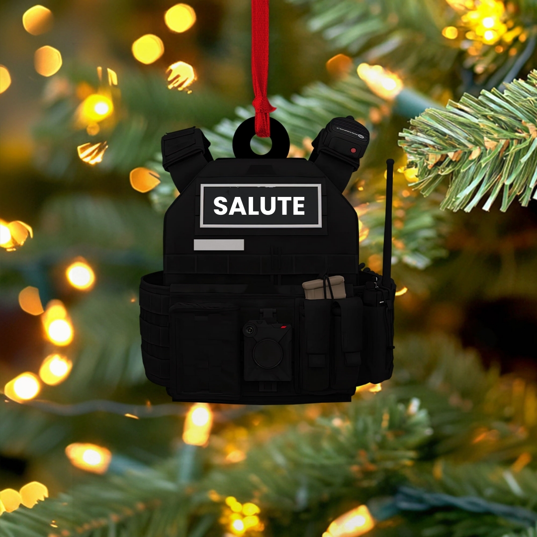 Tactical Backpack Christmas Tree Ornament
