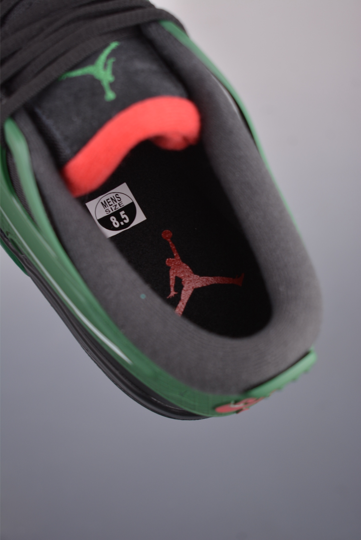 Nike Air Jordan 4 Retro RM Bred Black, Green and Red FQ7939-003