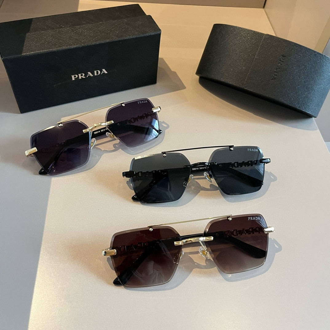 Prada rimless sunglasses