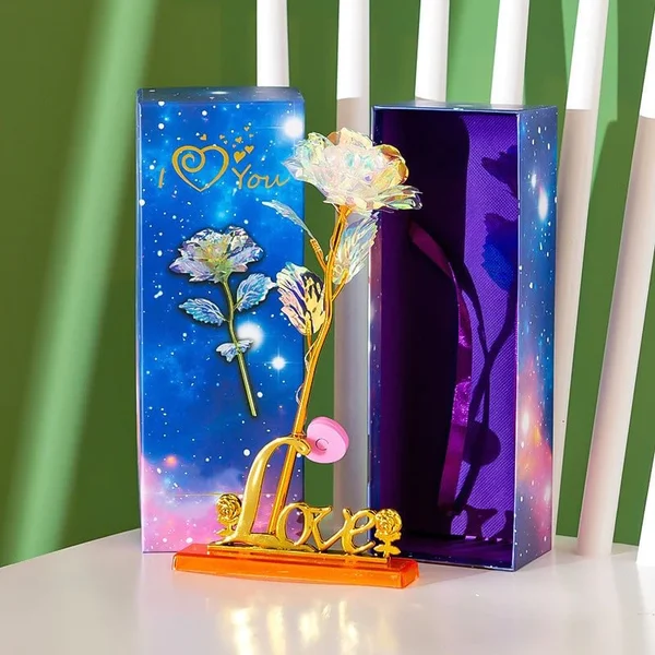🎁A lovely GIFT! 💐Colorful Crystal Rose（Last day of special sale）