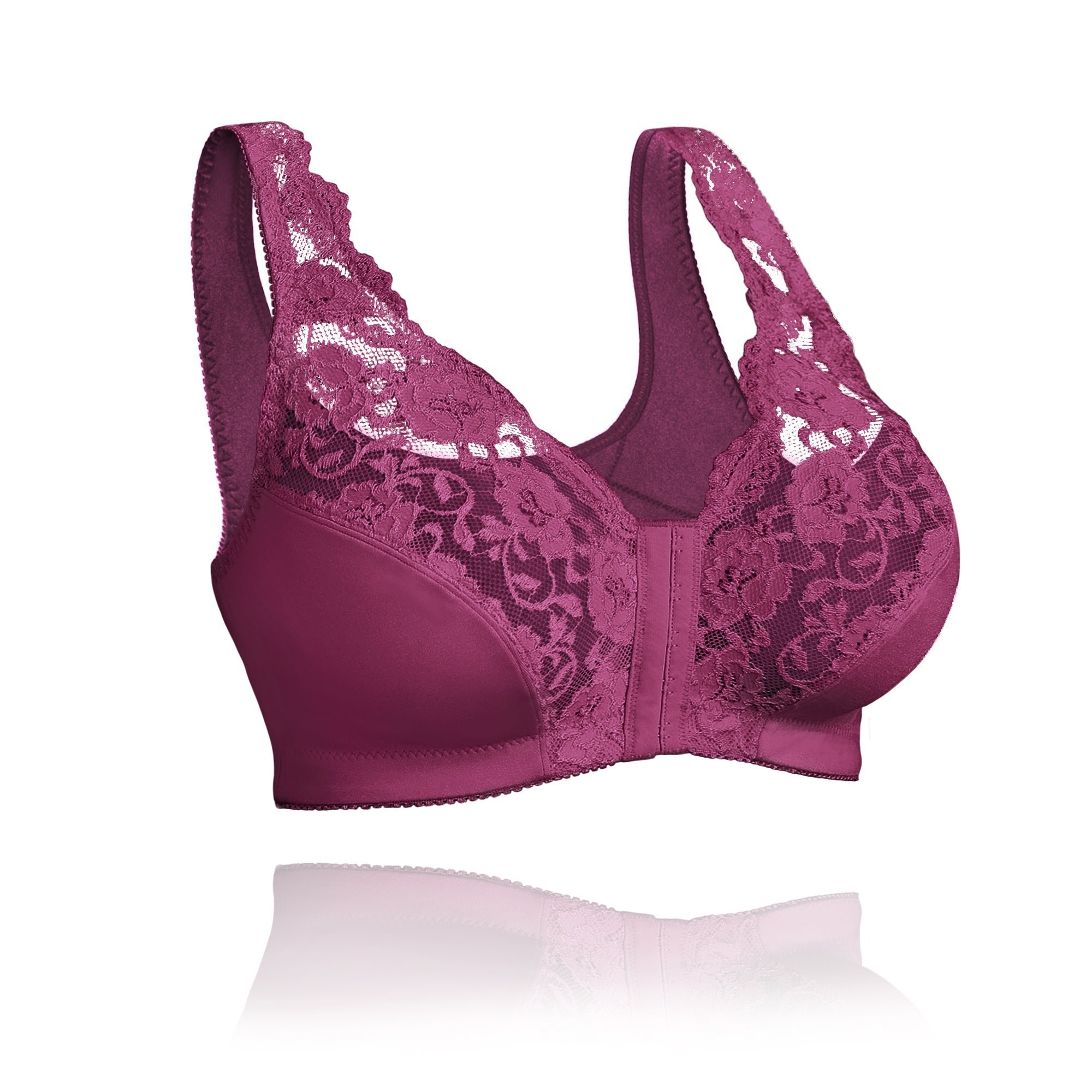 ❤️Mother's Day Sale 50% OFF❤️-💖Front hooks, stretch-lace, super-lift, and posture correction – ALL IN ONE BRA!