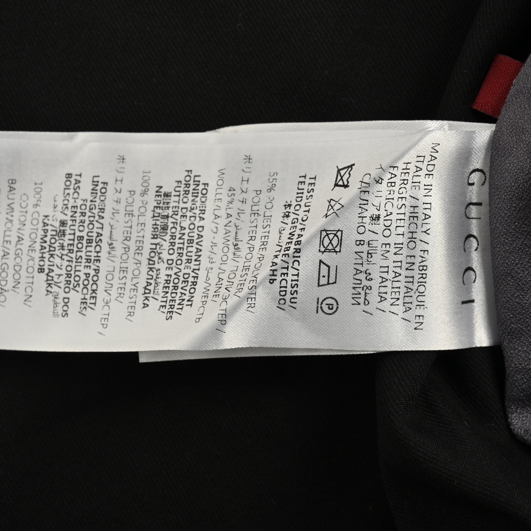 Gucci 24Fw double collar detachable jacket