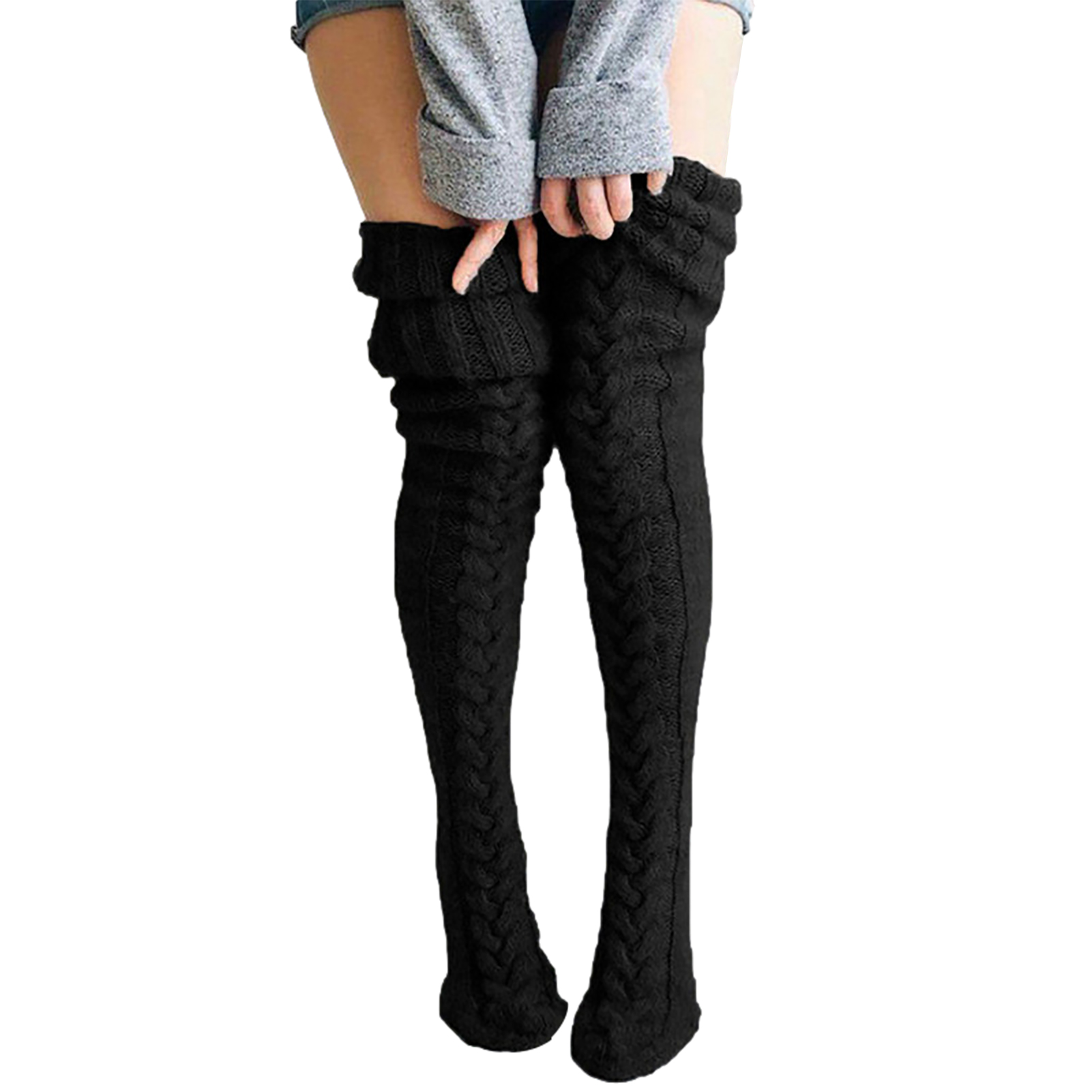 (🔥Early Christmas Sale- SAVE 48% OFF) Thick Slim Warm Knitted Stockings[free size] -BUY 3 GET 10% OFF & FREE SHIPPING