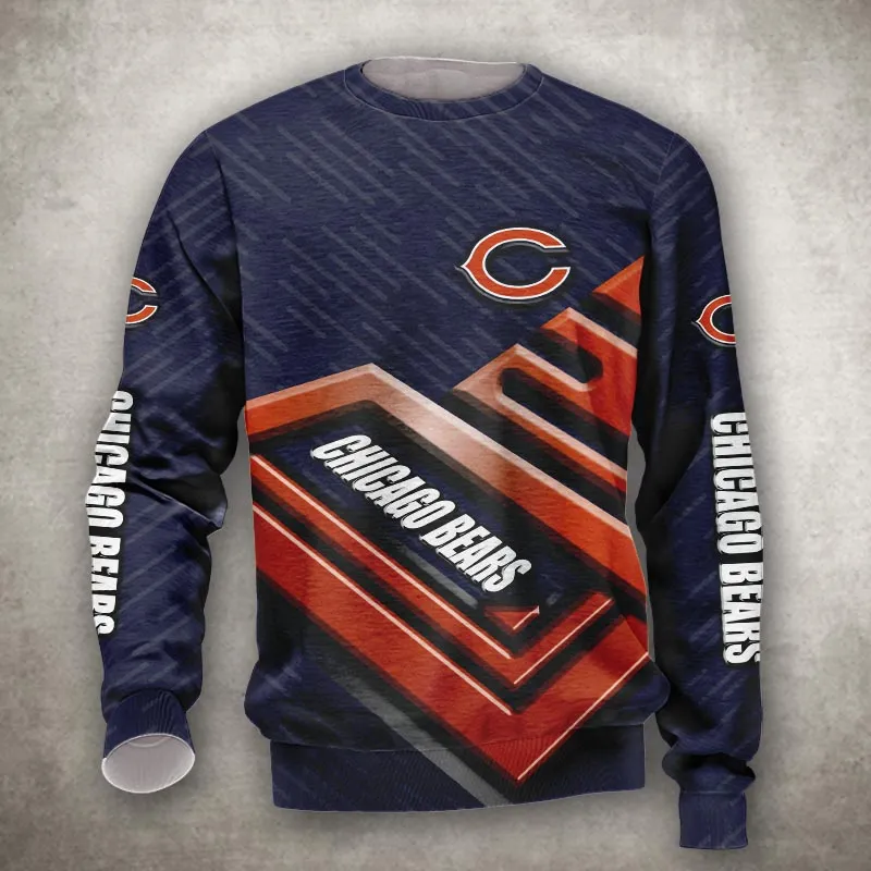 CHICAGO BEARS 3D HOODIE DK4377