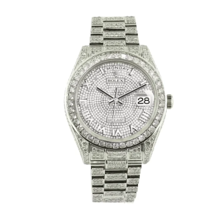 Rolex Datejust 116300 “Iced Out Baguette” Ultra Precision Replica