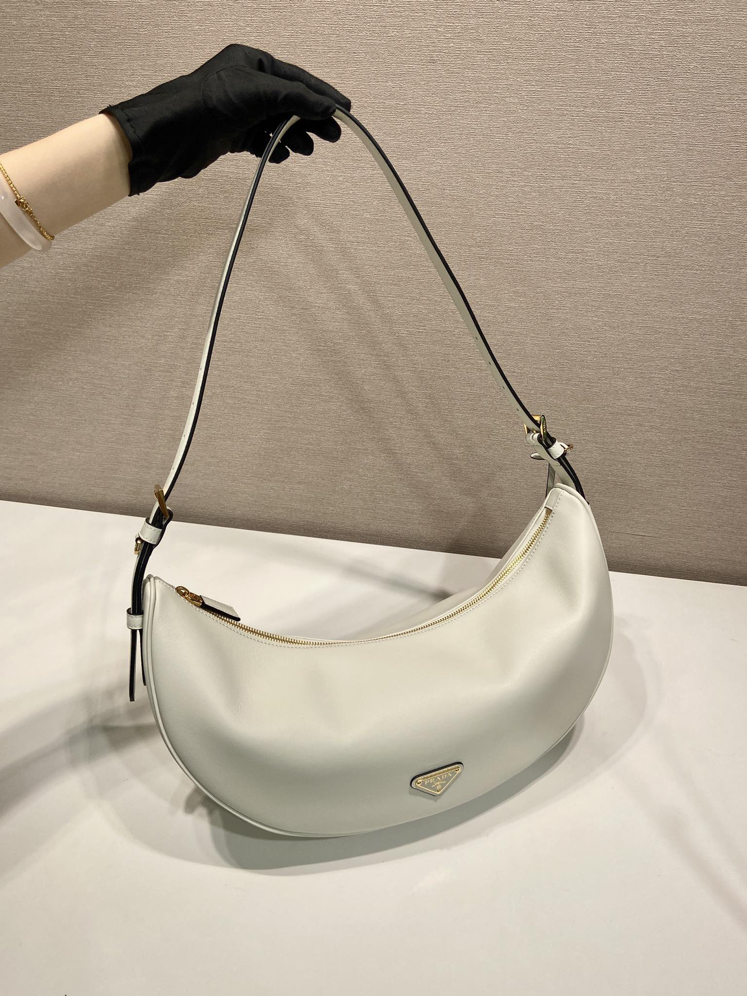 Prada Crescent Underarm Bag 1BC255