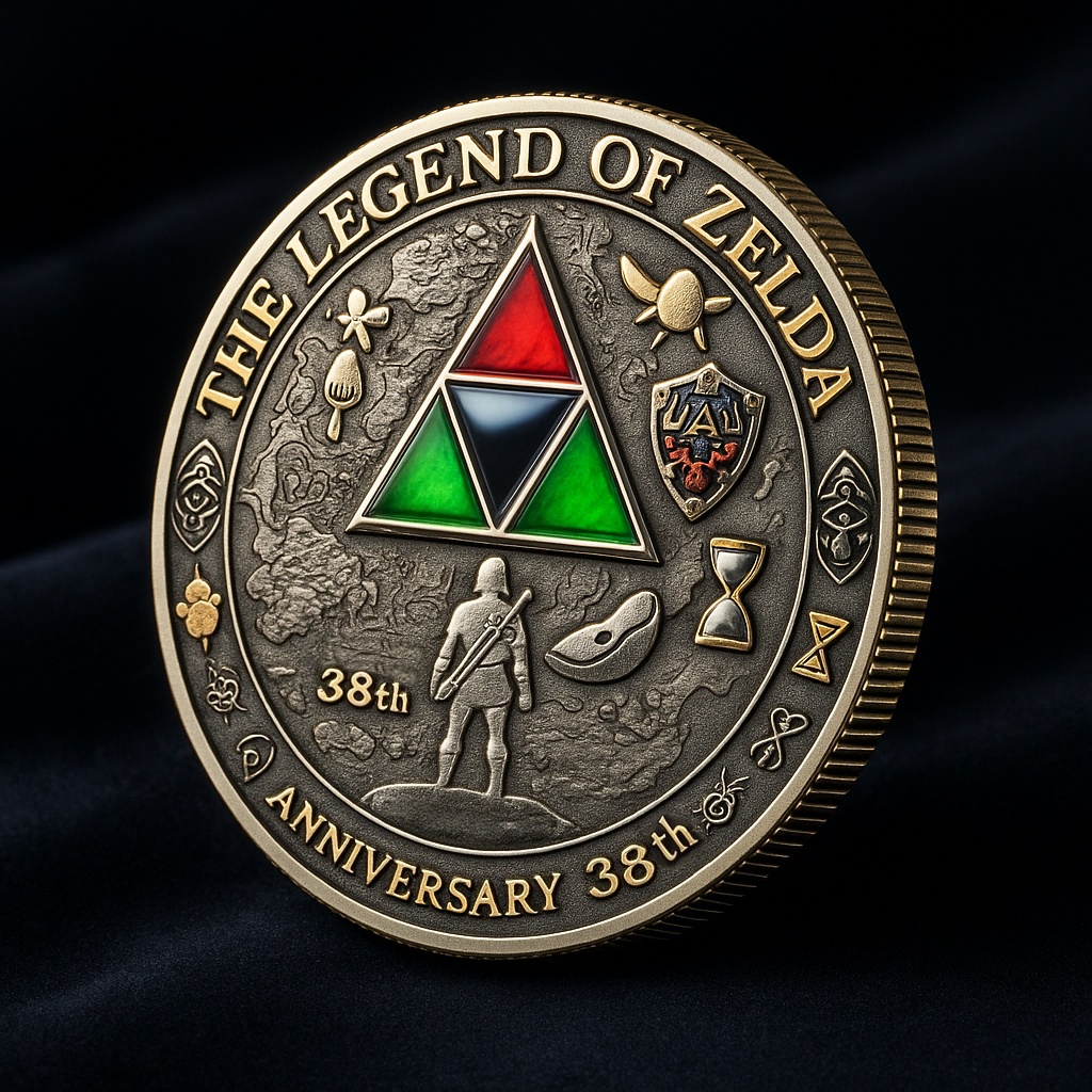 The Legend of Zelda 38th Anniversary Coin
