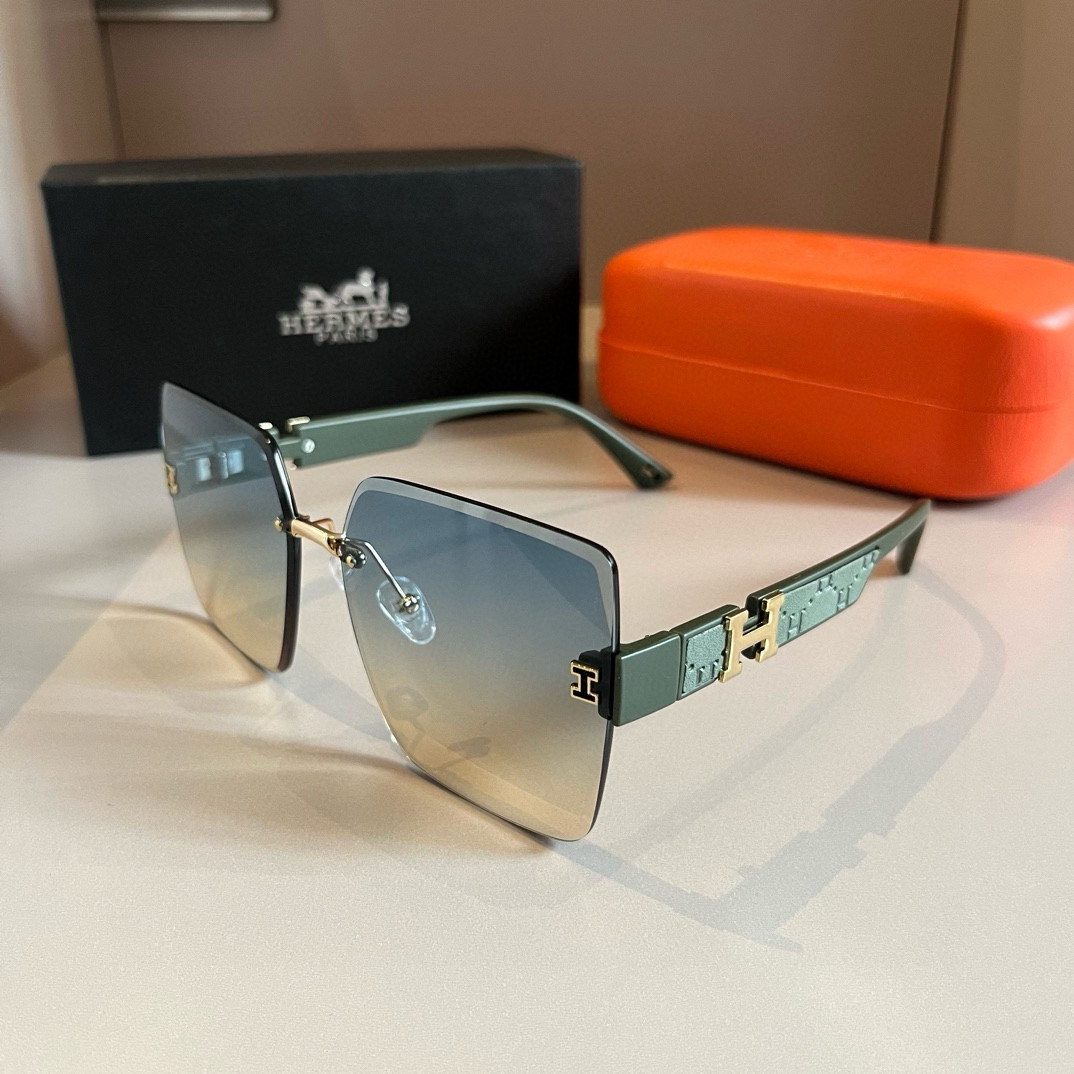 Hermes rimless sunglasses