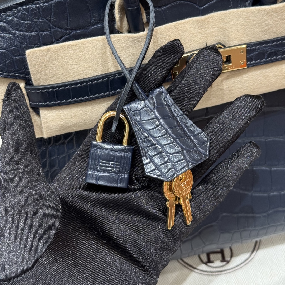 Hermes Birkin 73 Blue Saphir Handbag (Handmade to Order)