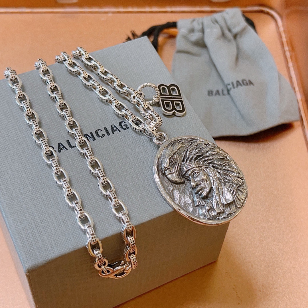 Balenciaga Indian Chain Necklace