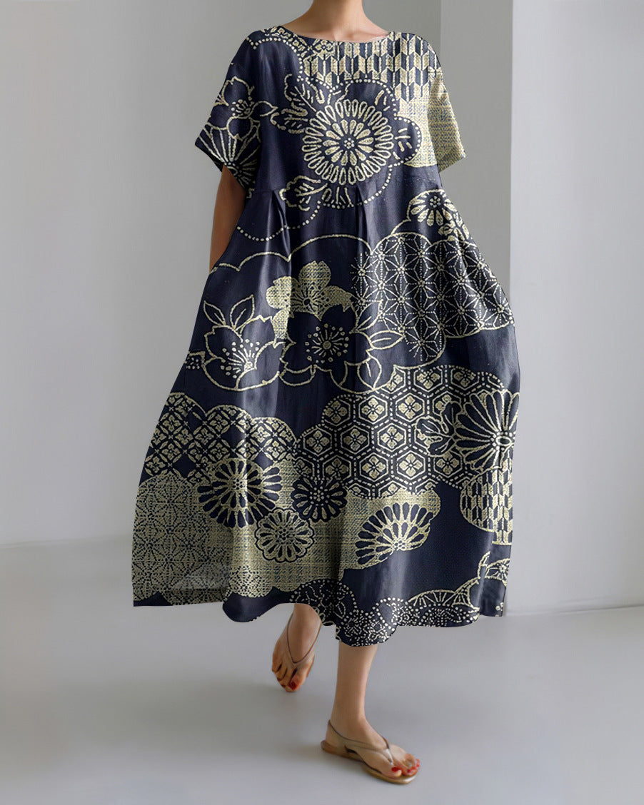 Women's Stand-Alone Short-Sleeve Dress