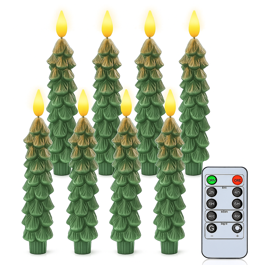 Christmas decoration - 🔥Christmas Tree Candles with Remote