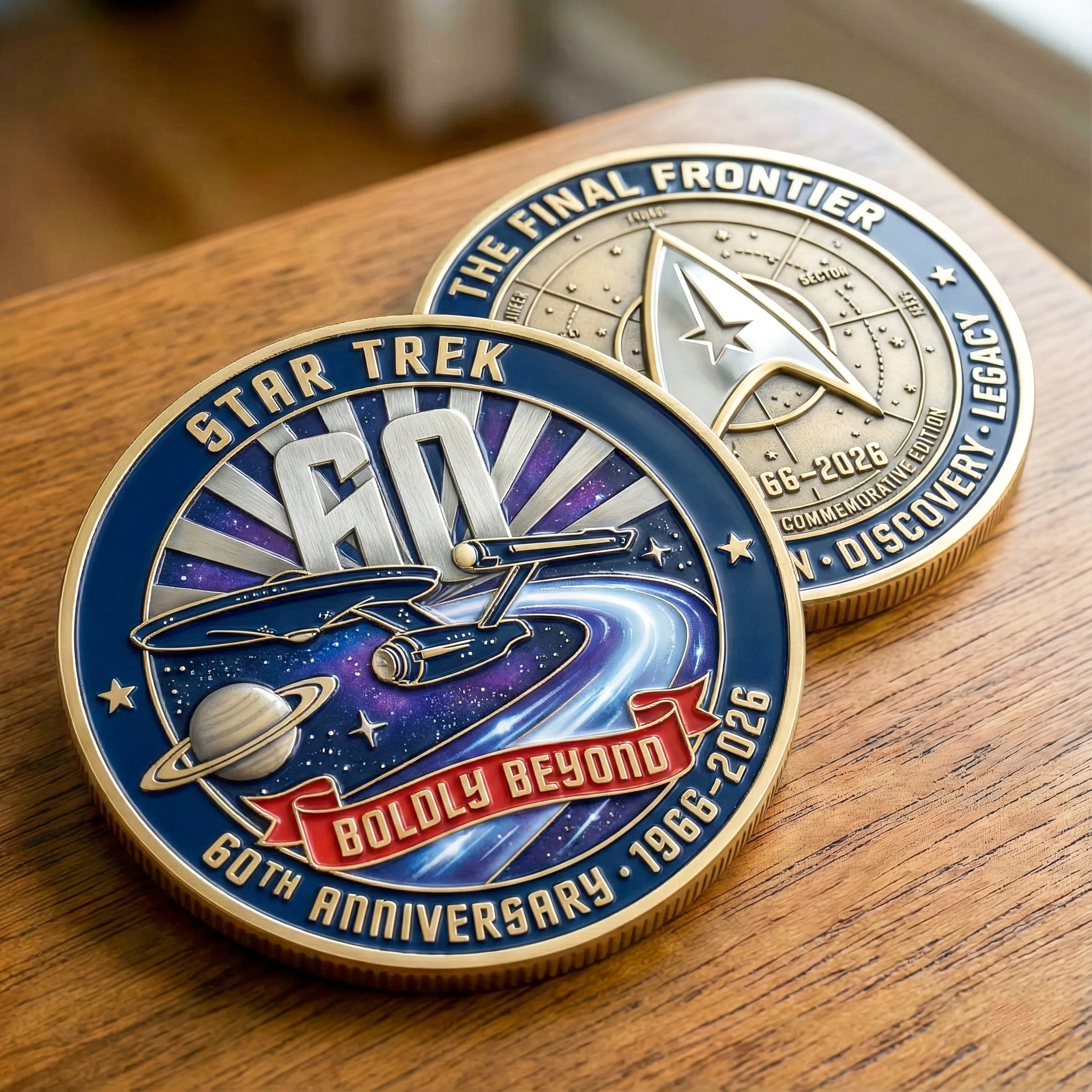 Star Trek 60th Anniversary Commemorative Coin