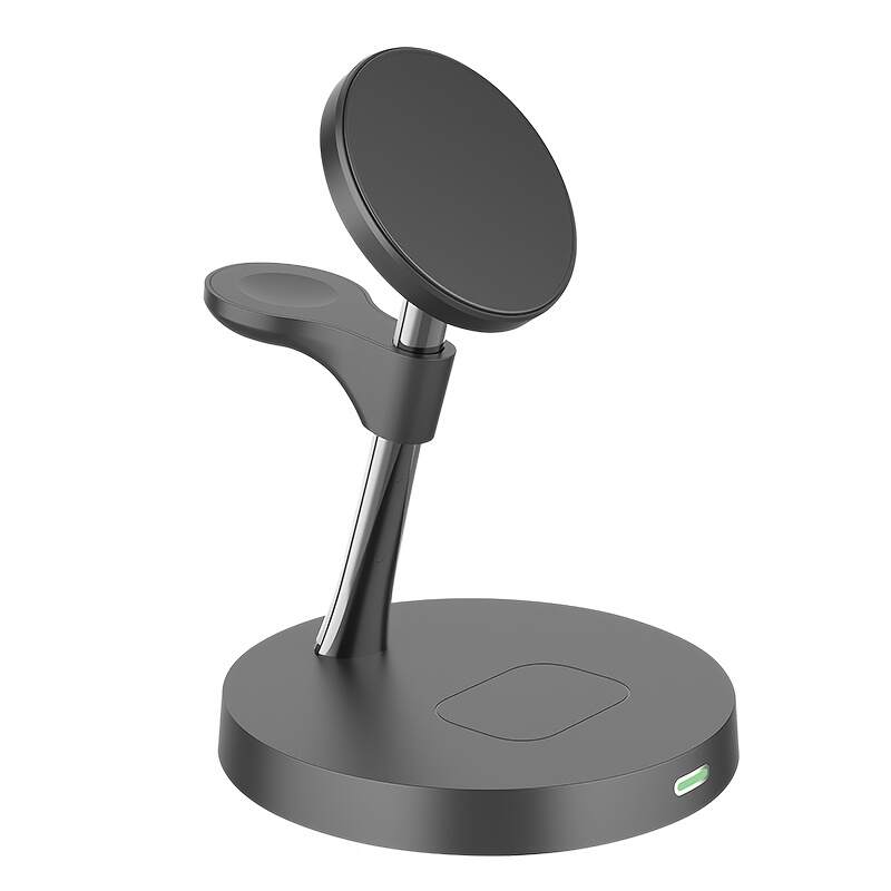 [Wireless 3in1 Charger] Wireless Charger 3in1 Charging Station - Compatible with iPhone 16 15 14 13 12 Series, AirPods, iWatch Series and Galaxy Watch Series