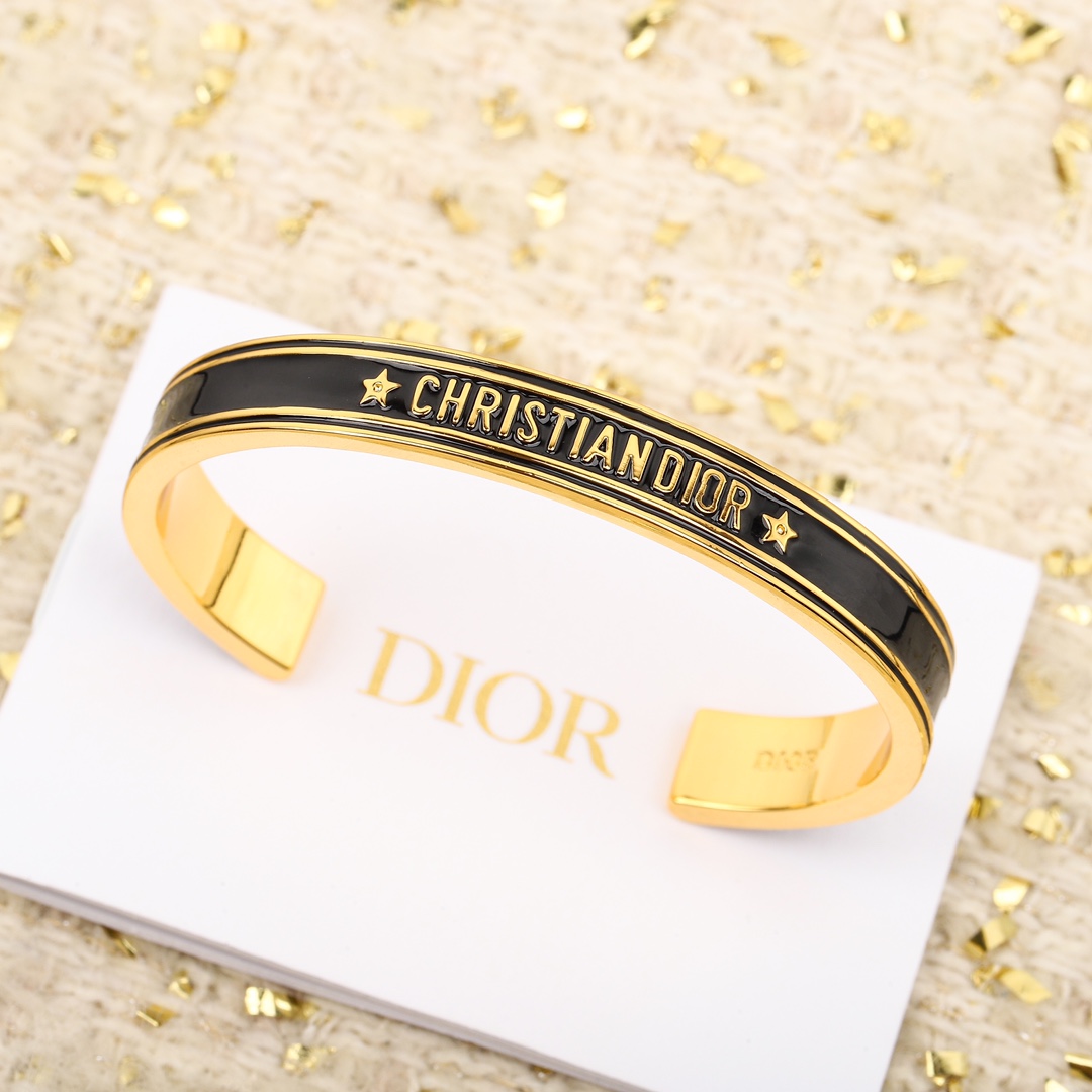 Dior butterfly open bracelet