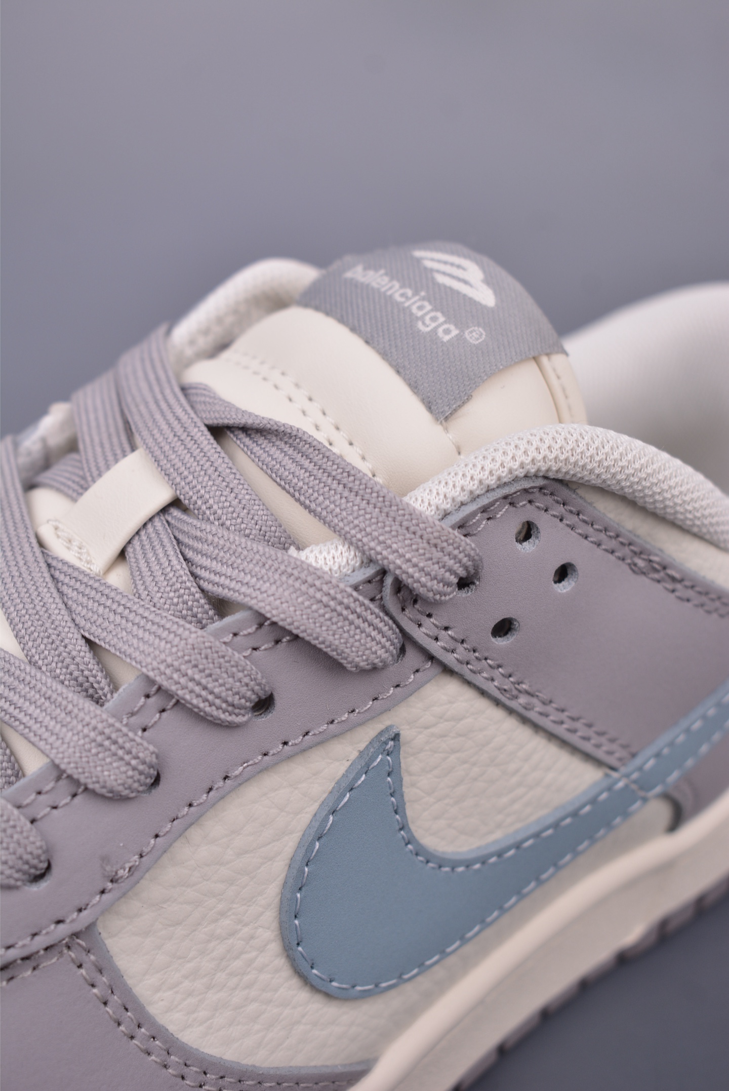 Balenciaga x Nike SB Dunk Low sneakers Gray, White and Blue FX1588-307