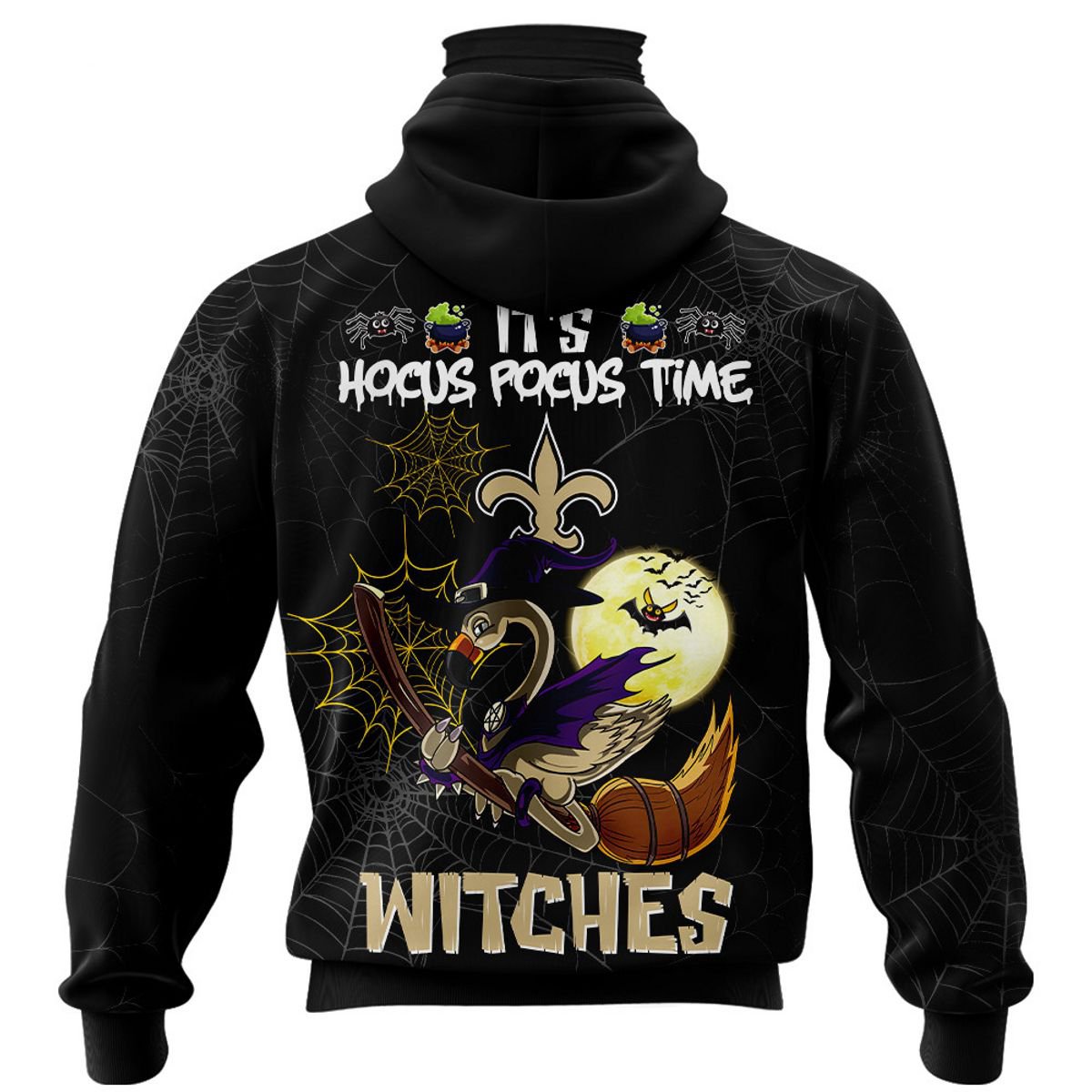 NEW ORLEANS SAINTS 3D HOODIE HALLOWEEN002
