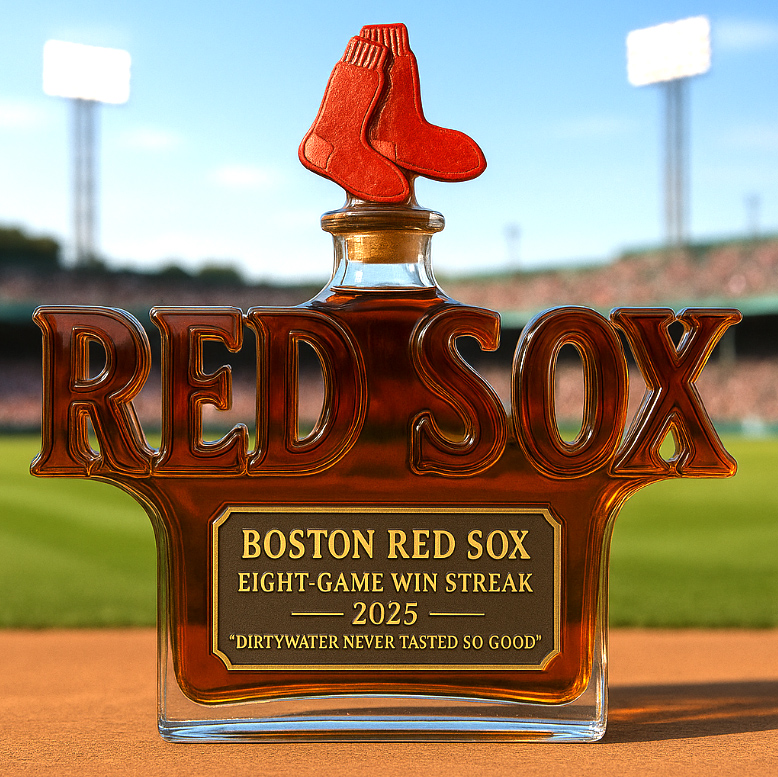 Boston Red Sox Whiskey Bottle