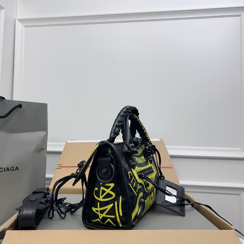 Balenciaga Mini City Graffiti Tote