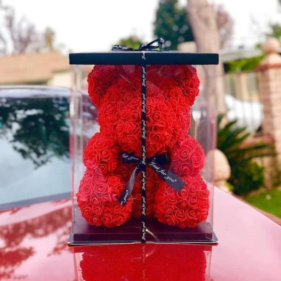 Ultimate Luxury Rose Bear 【Valentine’s Day Gifts】
