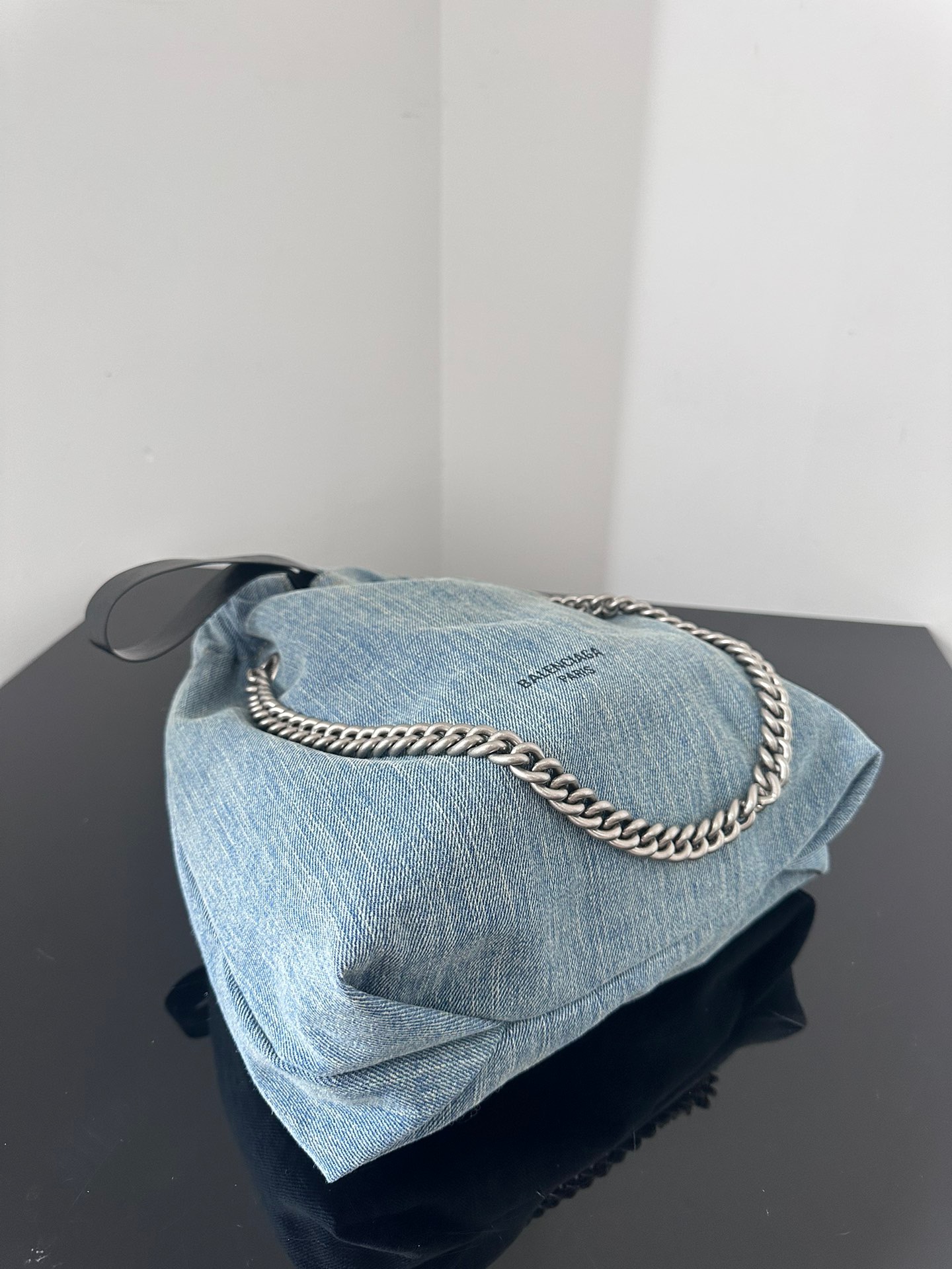 Balenciaga crushtote denim handbag 0305