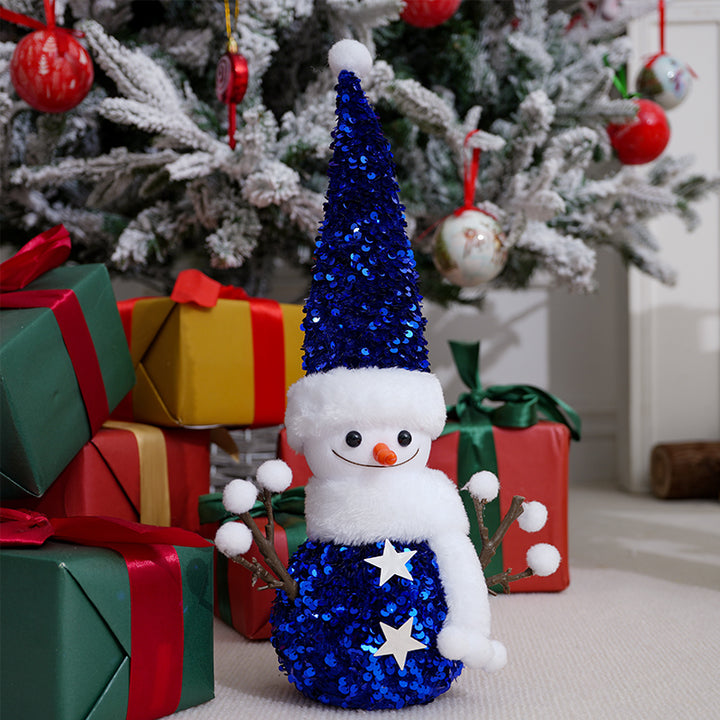 🎄New Christmas Decorations❄️Snowman Santa Claus Doll Ornament